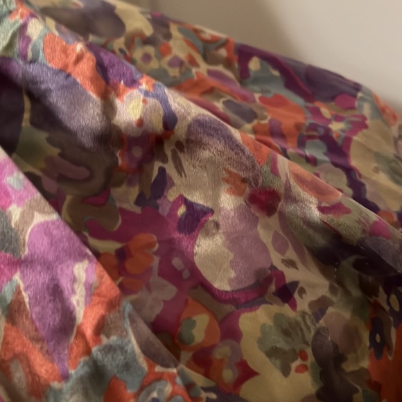 Silk midi dress - vintage - Picture 6 of 7